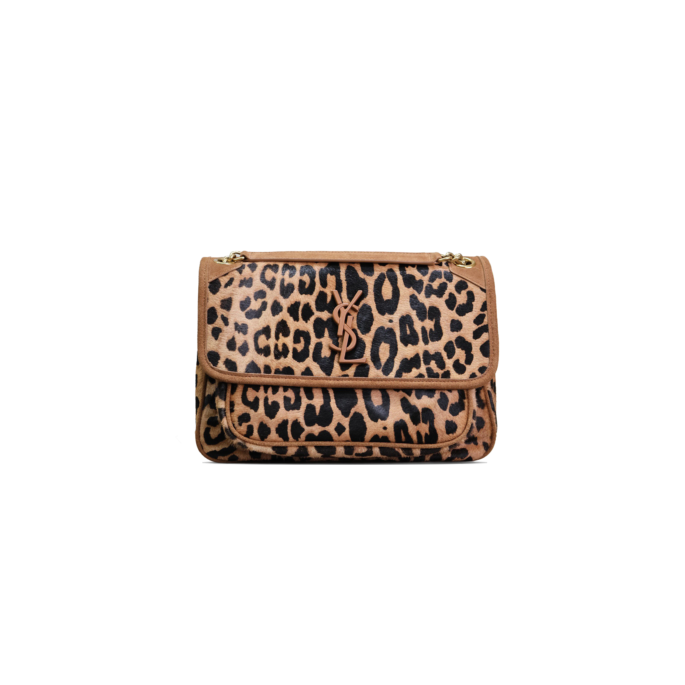 Y*L niki medium leopard shoulder bag 273448 (28*20.5*8.5cm)
